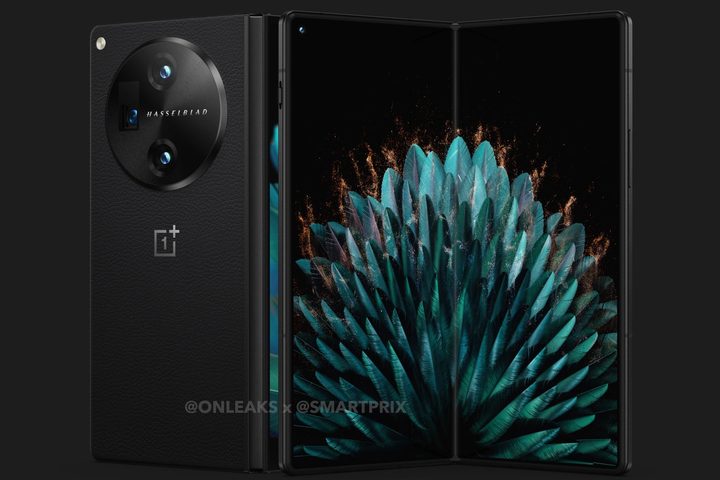 OnePlus V Fold open view of the foldable screen