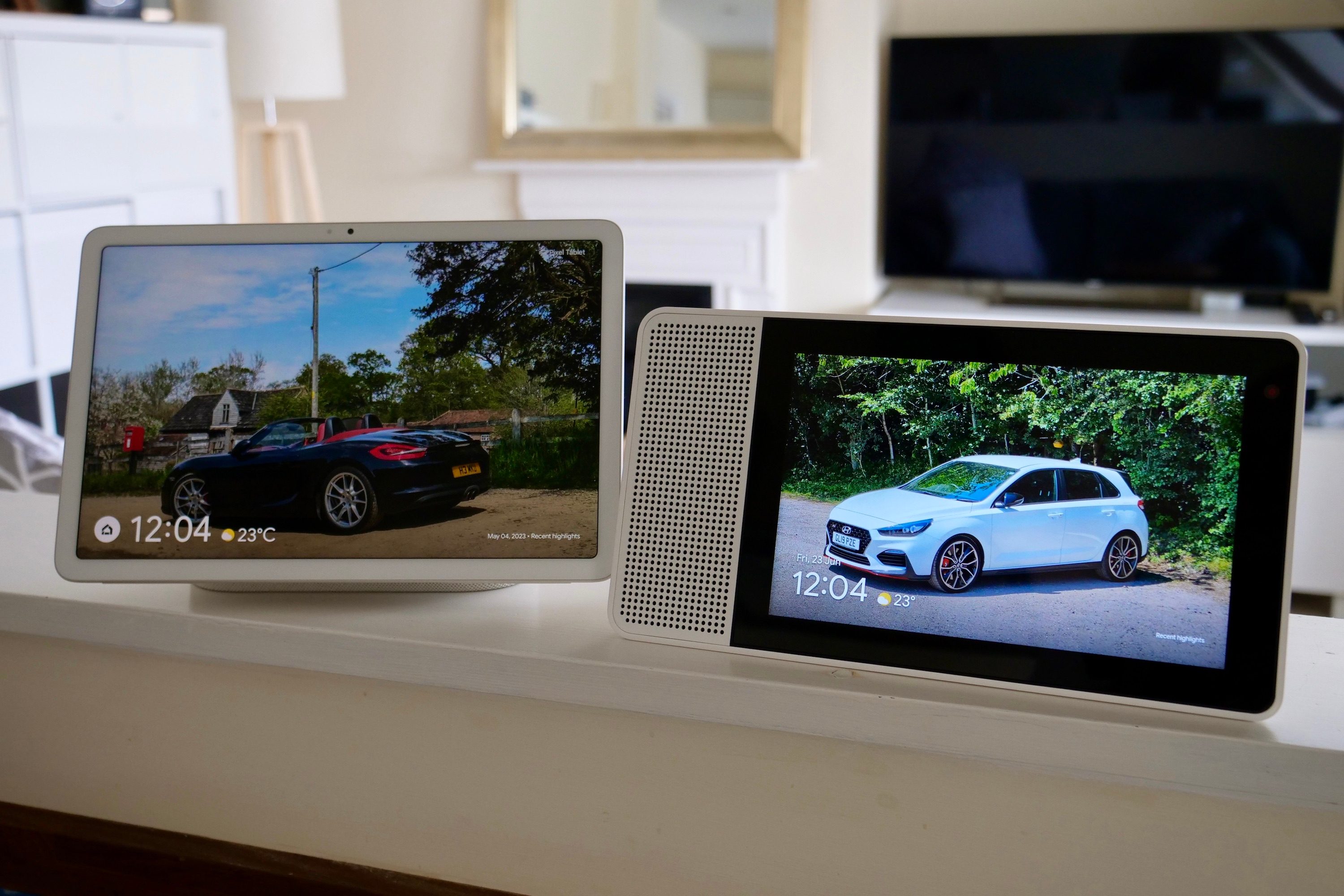 The Pixel Tablet with the Lenovo Smart Display 8.