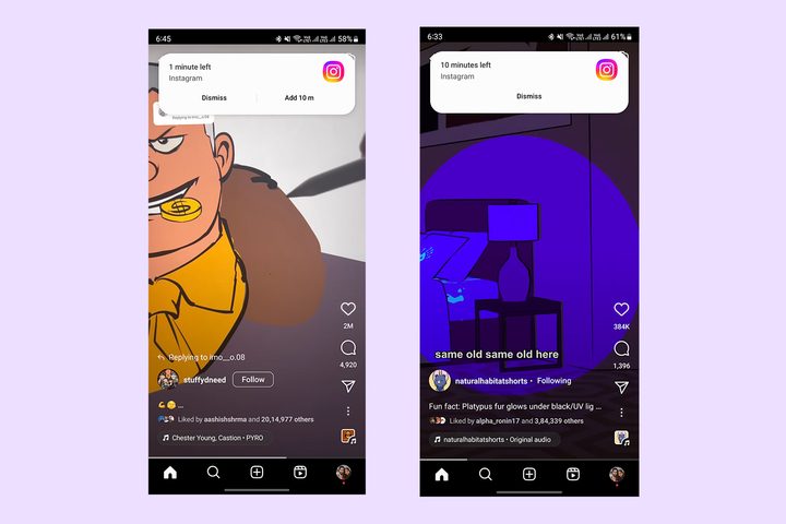 App Timers on Samsung One UI 13 based on Android 13.