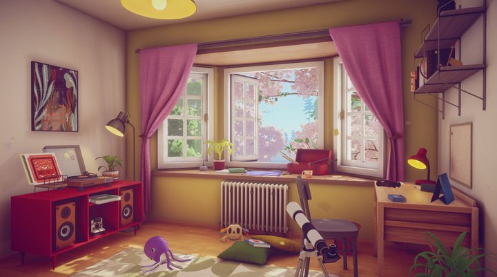 Taina's bedroom in Simpler Times.