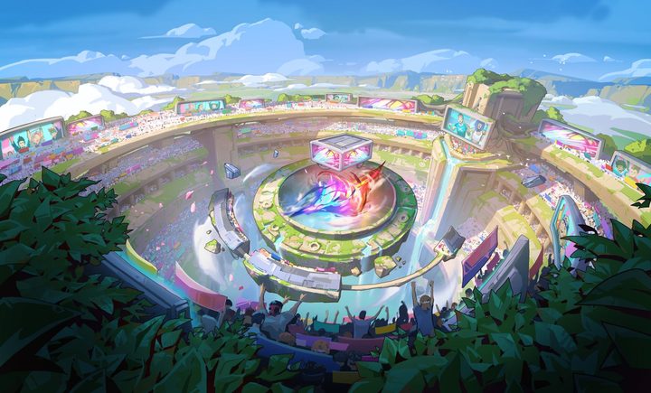 Key art for League of Legends' Soul Fighter event.