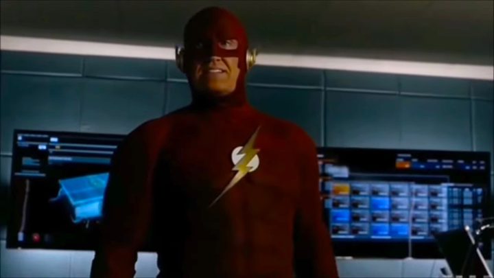 John Wesley Shipp as Barry Allen/The Flash in "Crisis on Infinite Earths."