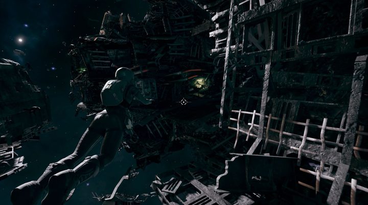 Zero-G exploration in The Expanse: A Telltale Series.