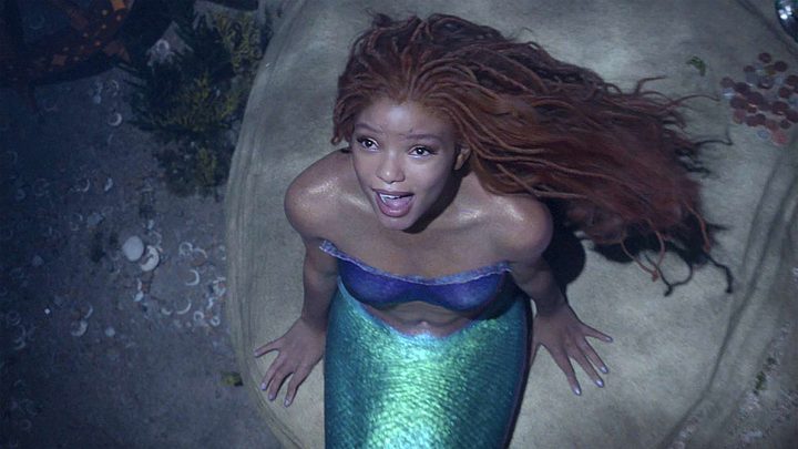 Halle Bailey in The Little Mermaid.