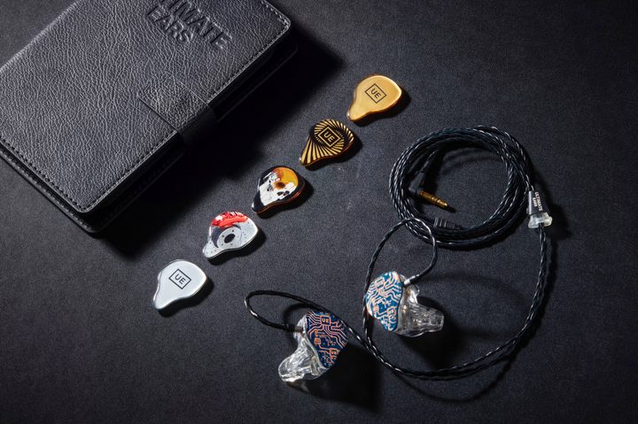Ultimate Ears UE Pro UE Premiere 21-driver IEMs with custom faceplates.