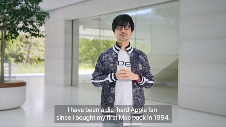 Hideo Kojima talking about Mac gaming at WWDC 2023.