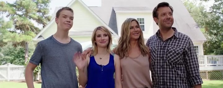 Kenny, Casey, Rose, and David in "We're the Millers."