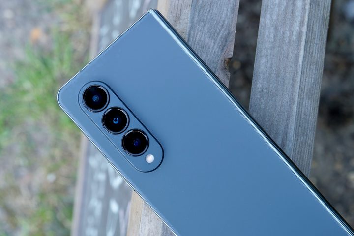 The Galaxy Z Fold 4's camera module.