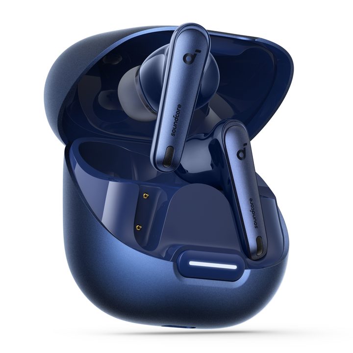 Anker Soundcore Liberty 4 NC in navy blue.