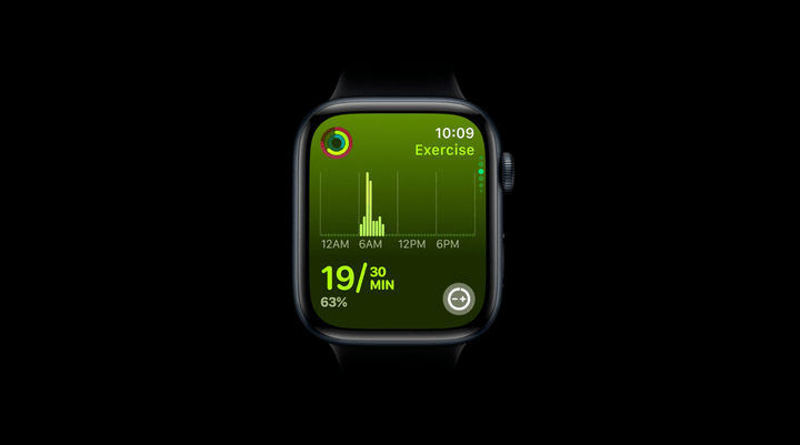 watchOS 10 presented at WWDC 2023.
