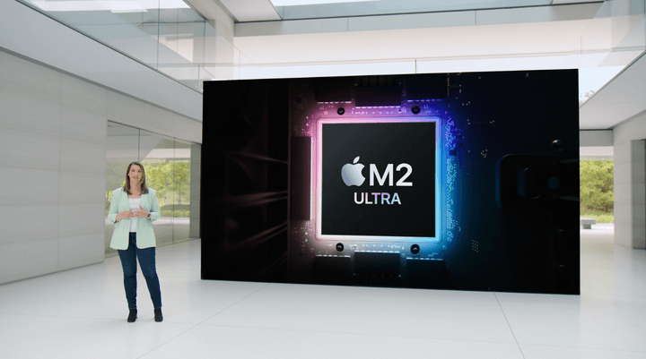 Apple Mac Pro presented at WWDC 2023.