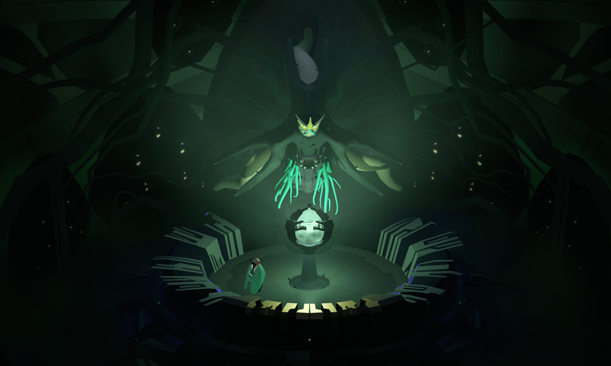 An alien structure appears in Cocoon.