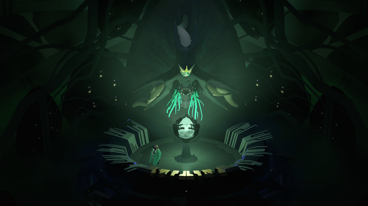 An alien structure appears in Cocoon.