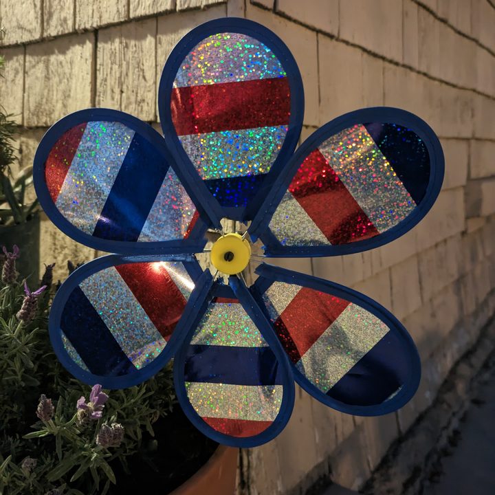 Pinwheel taken with Google Pixel 7a night sight
