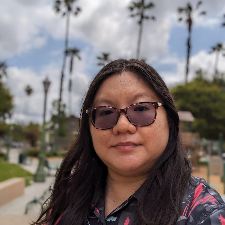 Selfie taken with Google Pixel 7a portrait mode