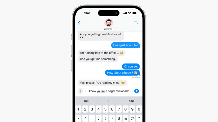 New autocorrect in iOS 17.