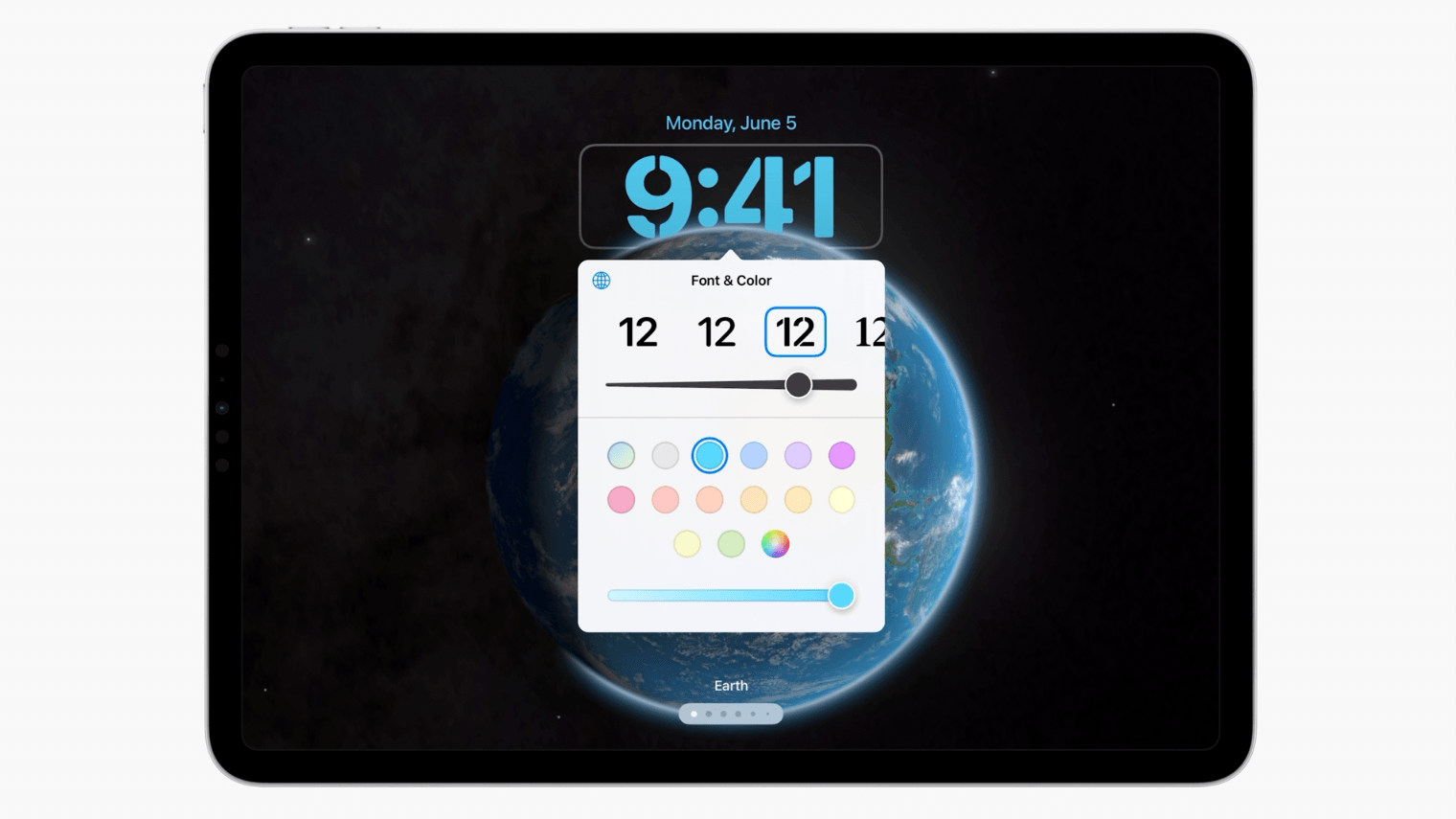 New Lock Screen for iPadOS 17.