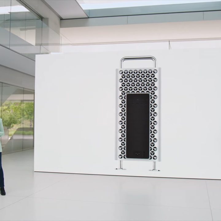 Apple announcing the new Mac Pro at WWDC 2023.