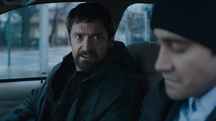 Prisoners Jake Gyllenhaal and Hugh Jackman.