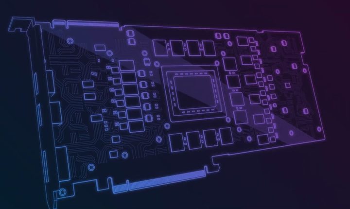 A graphic depicting the inside of a GPU.