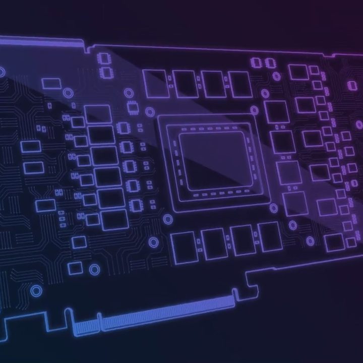 A graphic depicting the inside of a GPU.
