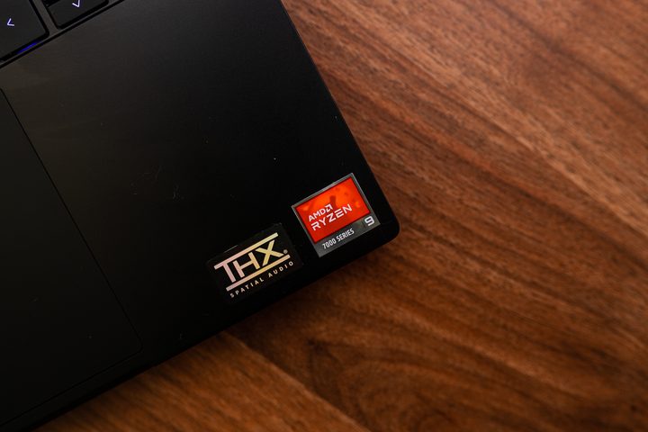 Ryzen badge on the Razer Blade 14.