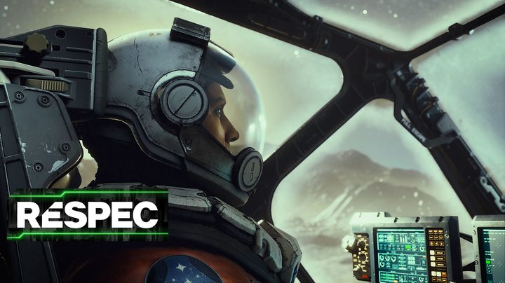 A pilot inside of a ship in Starfield.