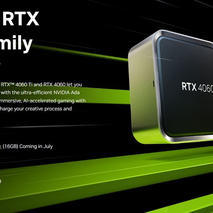 A screenshot of the release date of Nvidia's RTX 4060.