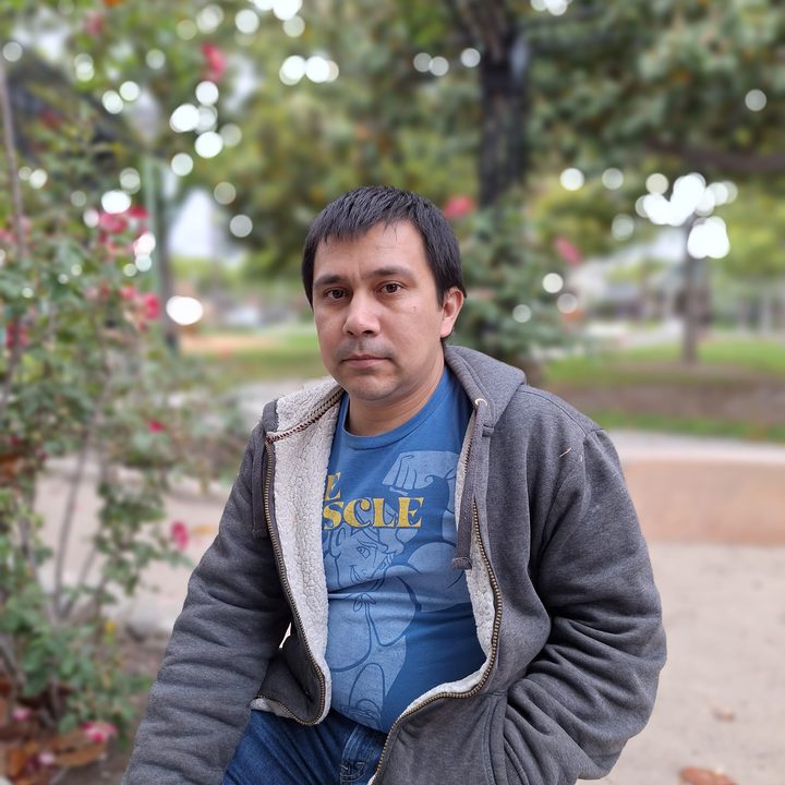 Portrait of man taken with Samsung Galaxy A54