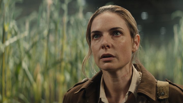 Juliette looking scared in a scene from Silo on Apple TV+.