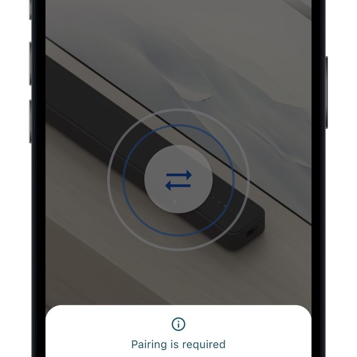 Sony Home Entertainment Connect app pairing screen.