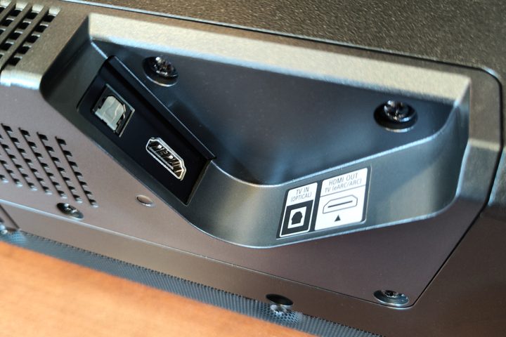 Sony HT-S2000 connection ports.