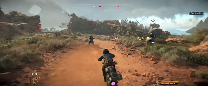Star Wars Outlaws speeder vehicular gameplay gui