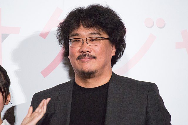 Bong Joon-ho at the Japan premiere of "Okja."