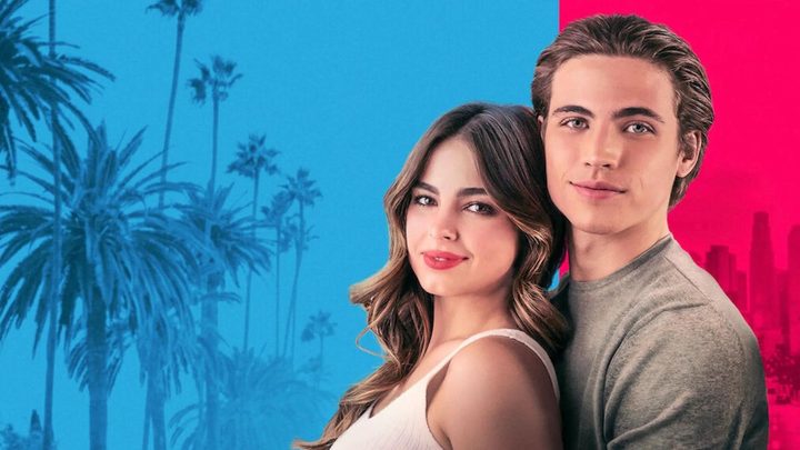 Addison Rae and Tanner Buchannan in a poster for He's All That