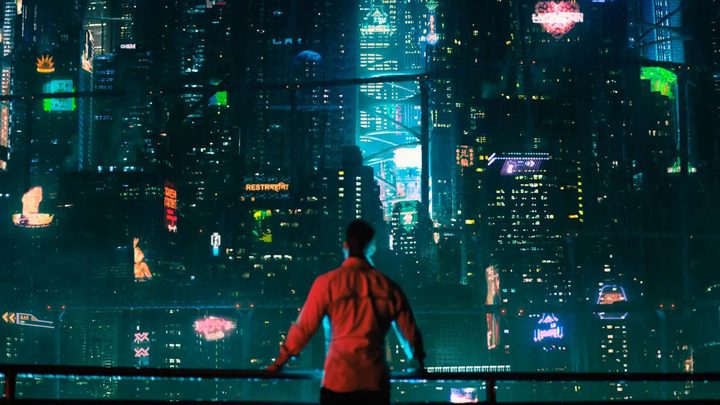 A scene from Netflix's Altered Carbon.
