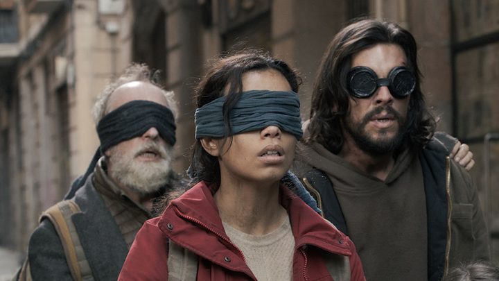 The cast of Bird Box Barcelona.
