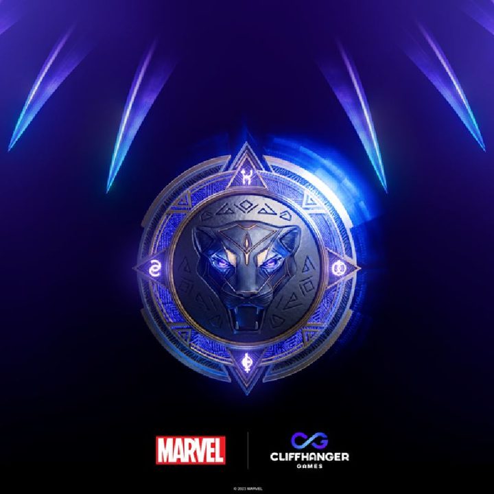 Announcement key art for EA's Black Panther game.