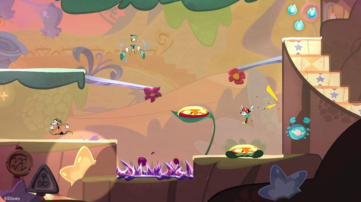 Three players play Disney Illusion Island