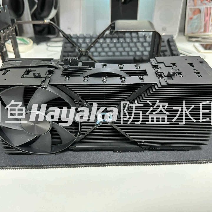 A prototype cooler for Nvidia's unreleased graphics card.