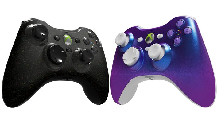 The Hyperkin Xenon Wired Controller for Xbox – Cosmic Night and Twilight Galaxy from the Designed for Xbox Summer Collection 2023