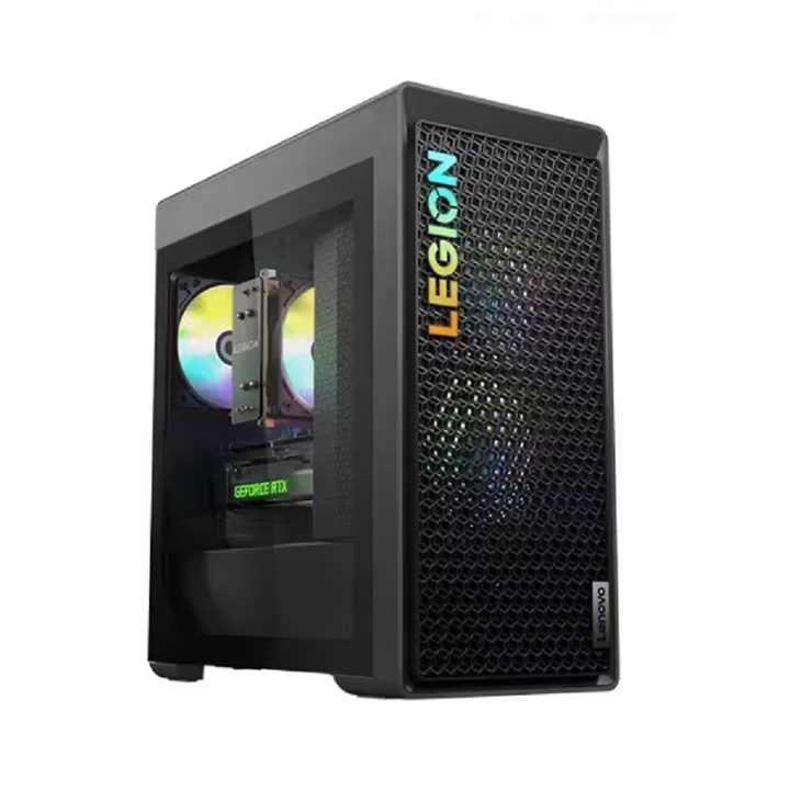 The Lenovo Legion Tower 5i Gen 8 gaming PC on a white background.