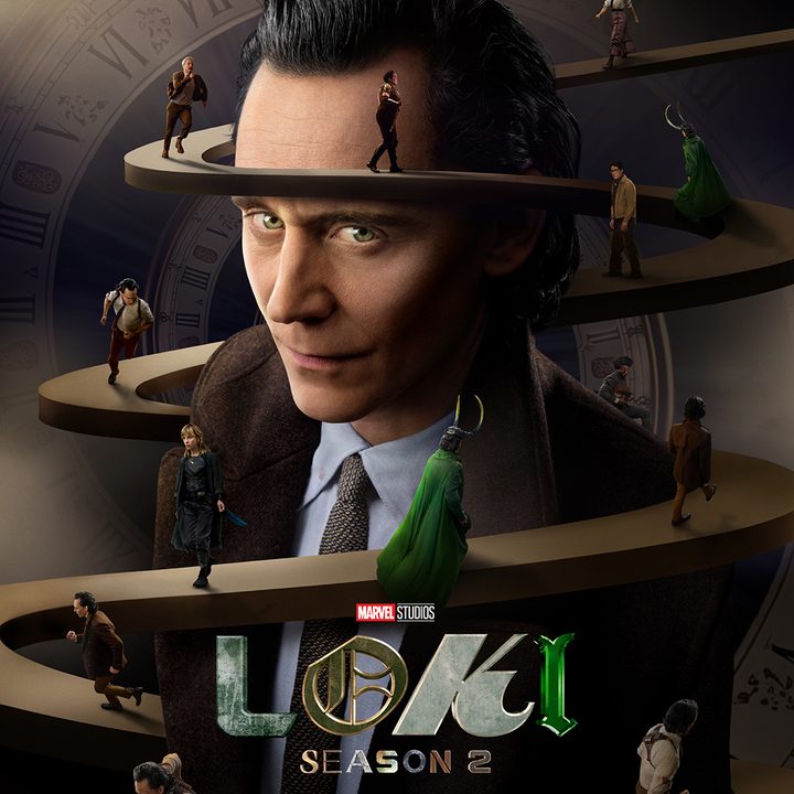 Tom Hiddleston on the poster for Loki season 2.