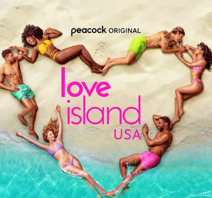 The poster for Love Island season 5.