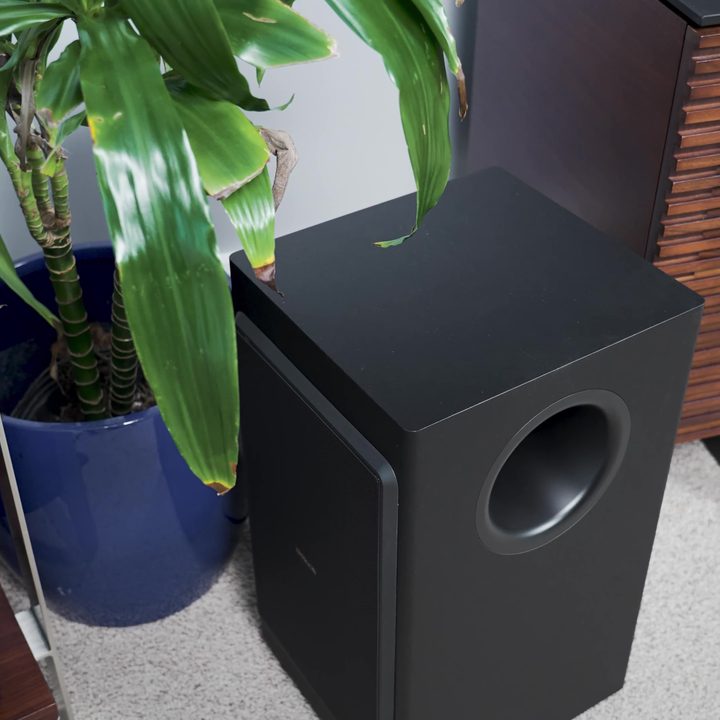 The subwoofer of the Nakamichi Dragon Surround System.