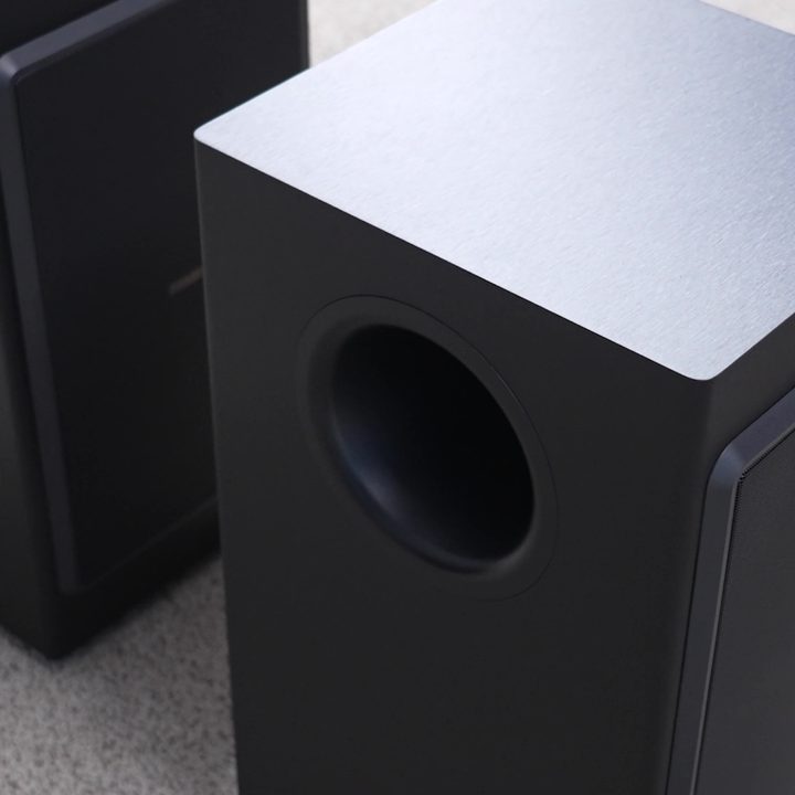 Nakamichi Dragon Surround System speakers.