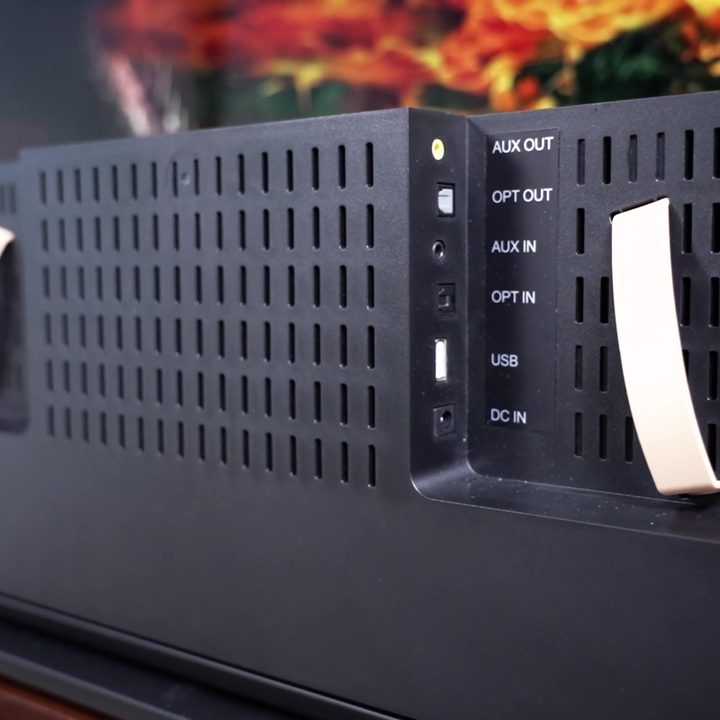 Nakamichi Dragon Surround System input selection.