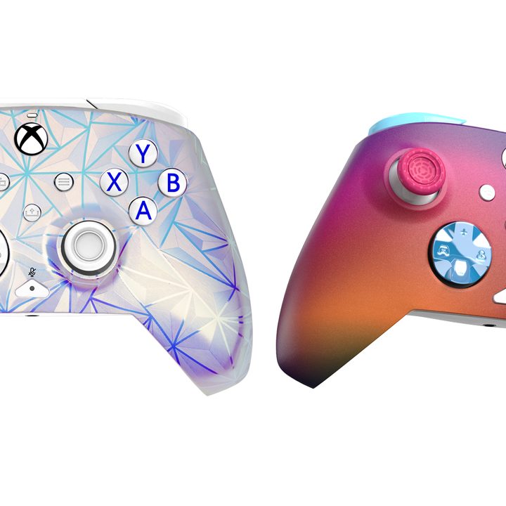 PDP Wired Controller for Xbox – Frosted Diamond and Australian Opal from the Designed for Xbox Summer Collection 2023