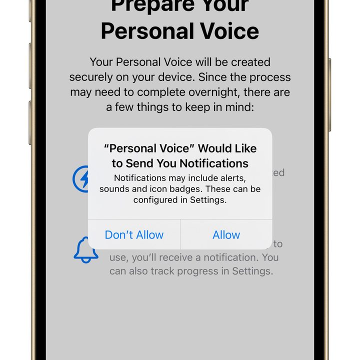 Personal Voice Feature in iOS 17 4.