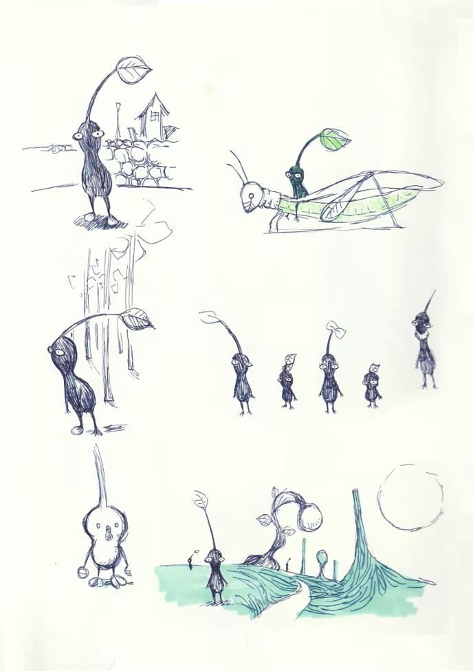 Concept art for Pikmin